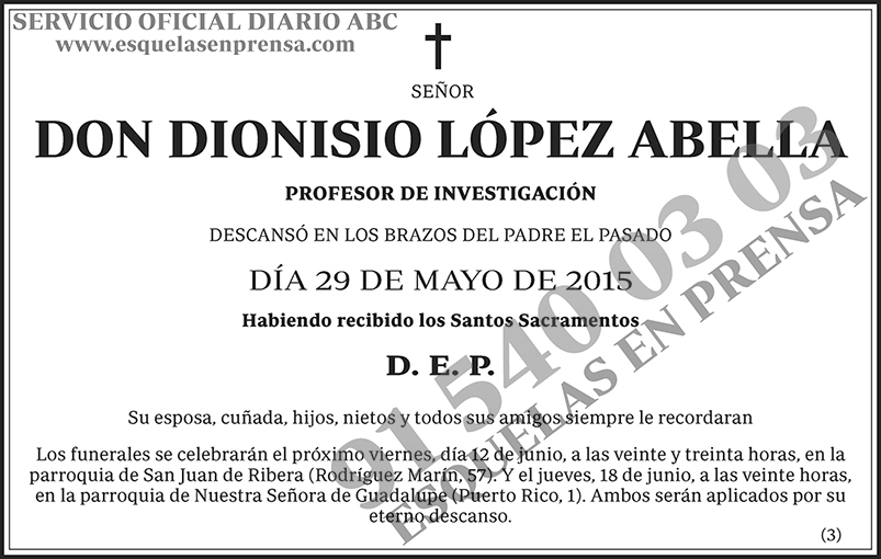 Dionisio López Abella